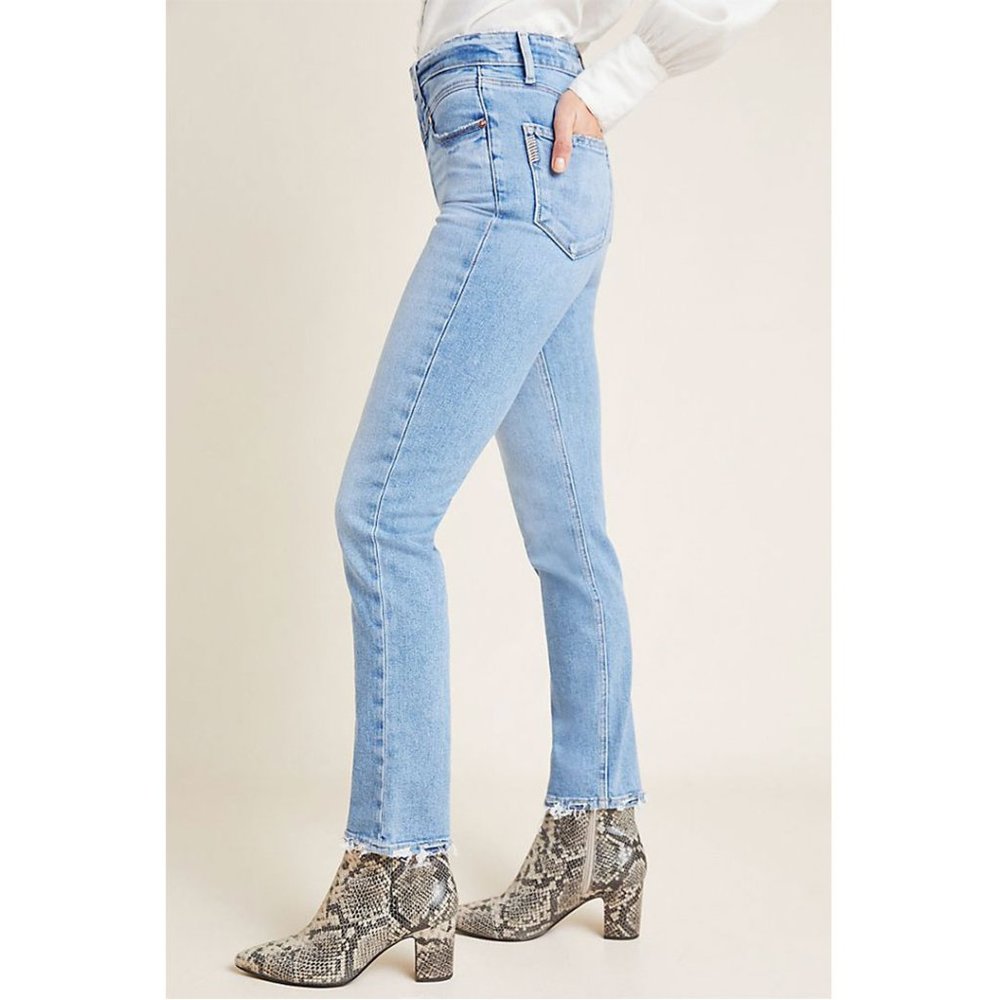 PAIGE Sarah Ultra High-Rise Slim Jeans